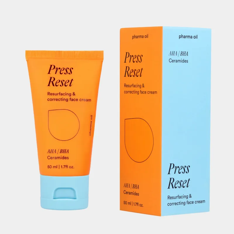 AHA | BHA & Ceramides cream  PRESS RESET